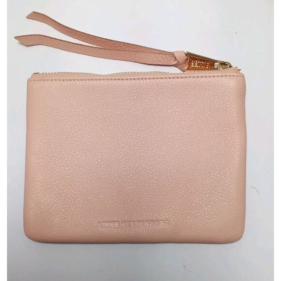 Aimee Kestenberg Zip Pink Pouch L12323 - Picture 2 of 3